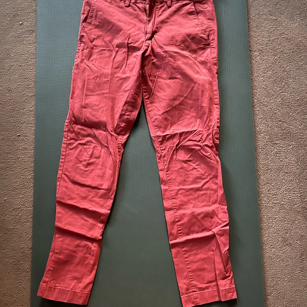 GAP Red/Orange Chino Pants
